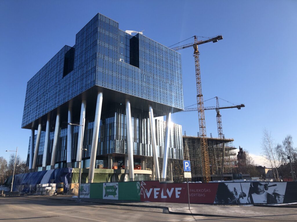 Verde 1. kārta - "A","B" ēkas (Roberta Hirša iela 1) - Office center - construction photos