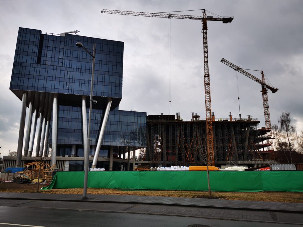 Verde 1. kārta - "A","B" ēkas (Roberta Hirša iela 1) - Office center - construction photos