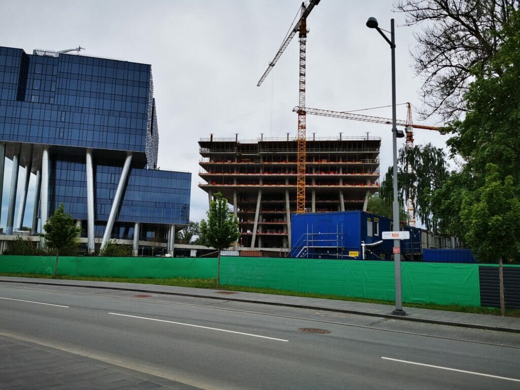 Verde 1. kārta - "A","B" ēkas (Roberta Hirša iela 1) - Office center - construction photos