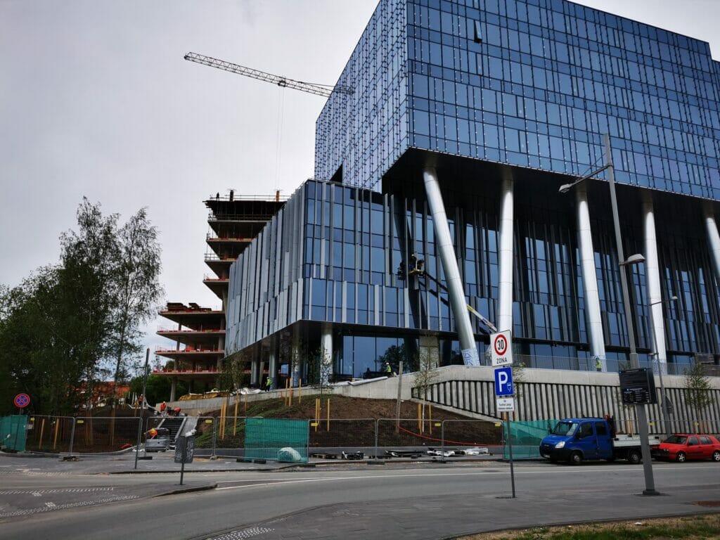 Verde 1. kārta - "A","B" ēkas (Roberta Hirša iela 1) - Office center - construction photos