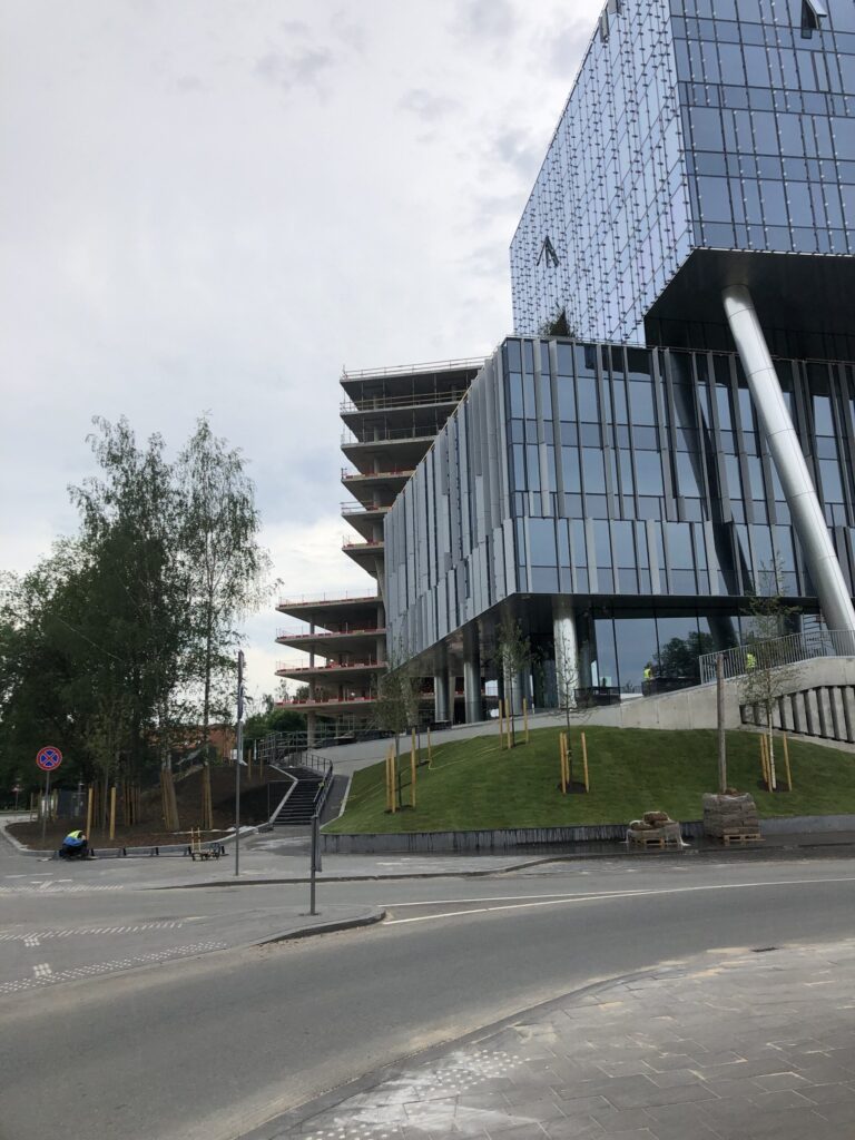 Verde 1. kārta - "A","B" ēkas (Roberta Hirša iela 1) - Office center - construction photos