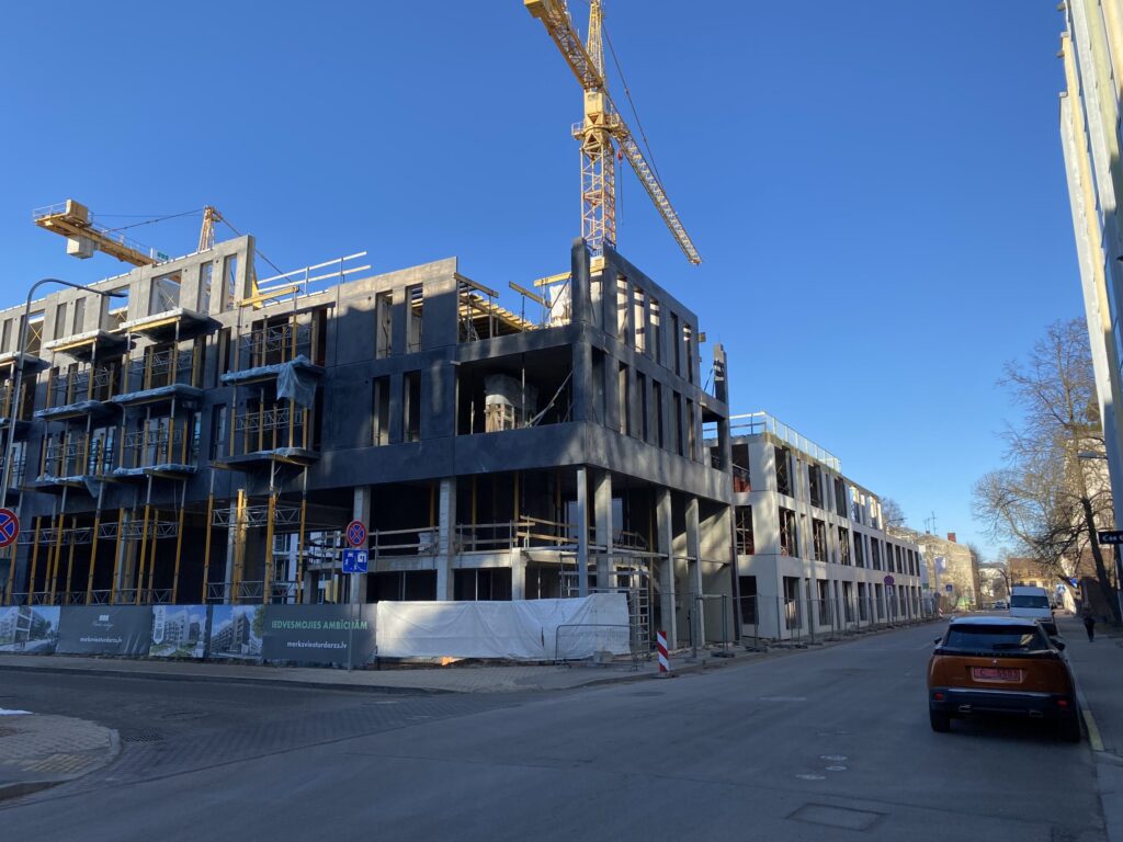 Viesturdārzs - 2. kārta (Rūpniecības iela 27) - Daugiabutis - statybų nuotraukos