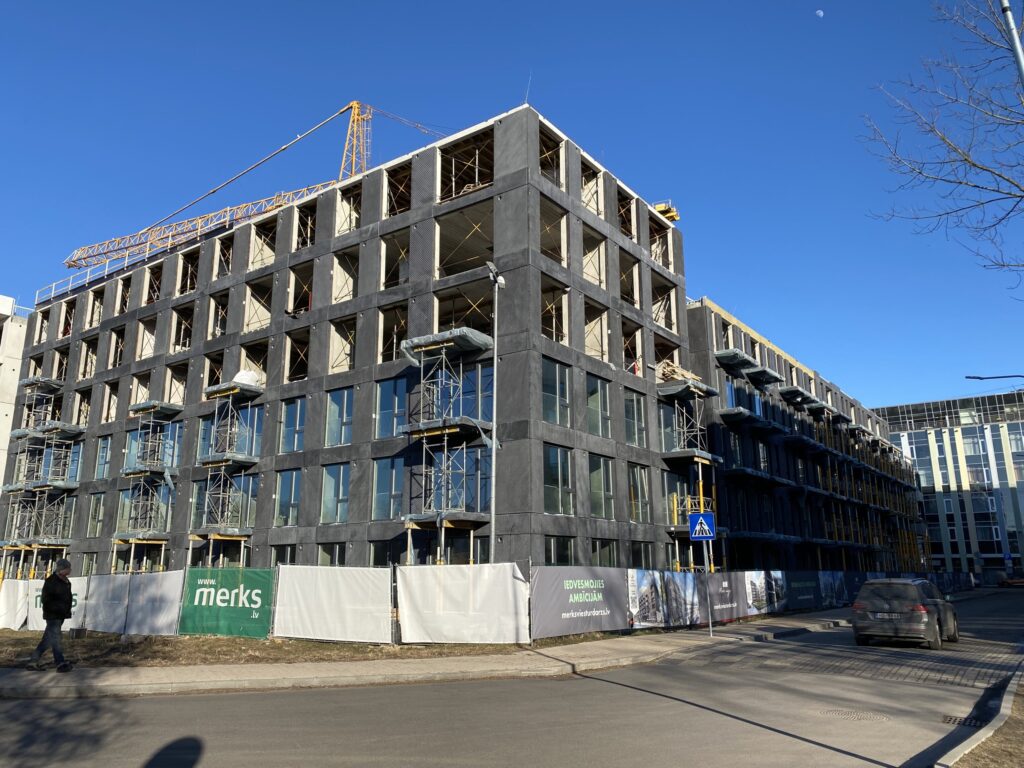 Viesturdārzs - 2. kārta (Rūpniecības iela 27) - Daugiabutis - statybų nuotraukos