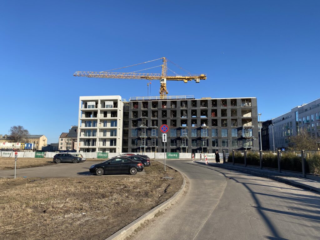 Viesturdārzs - 2. kārta (Rūpniecības iela 27) - Daugiabutis - statybų nuotraukos