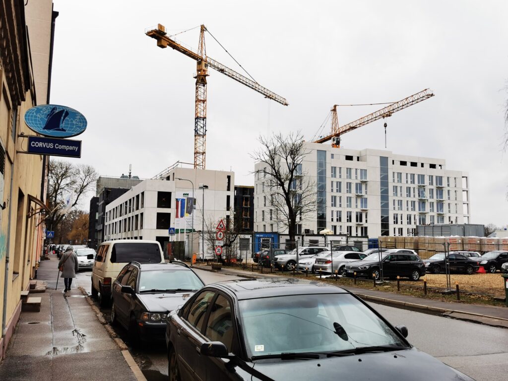 Viesturdārzs - 2. kārta (Rūpniecības iela 27) - Daugiabutis - statybų nuotraukos