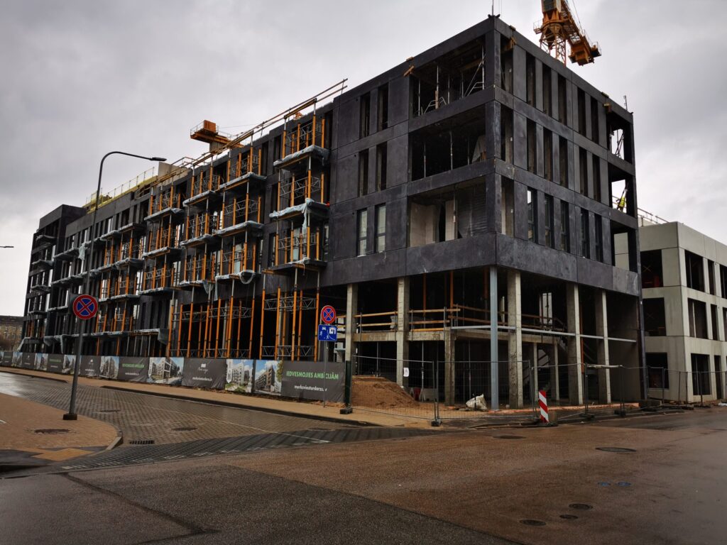 Viesturdārzs - 2. kārta (Rūpniecības iela 27) - Daugiabutis - statybų nuotraukos
