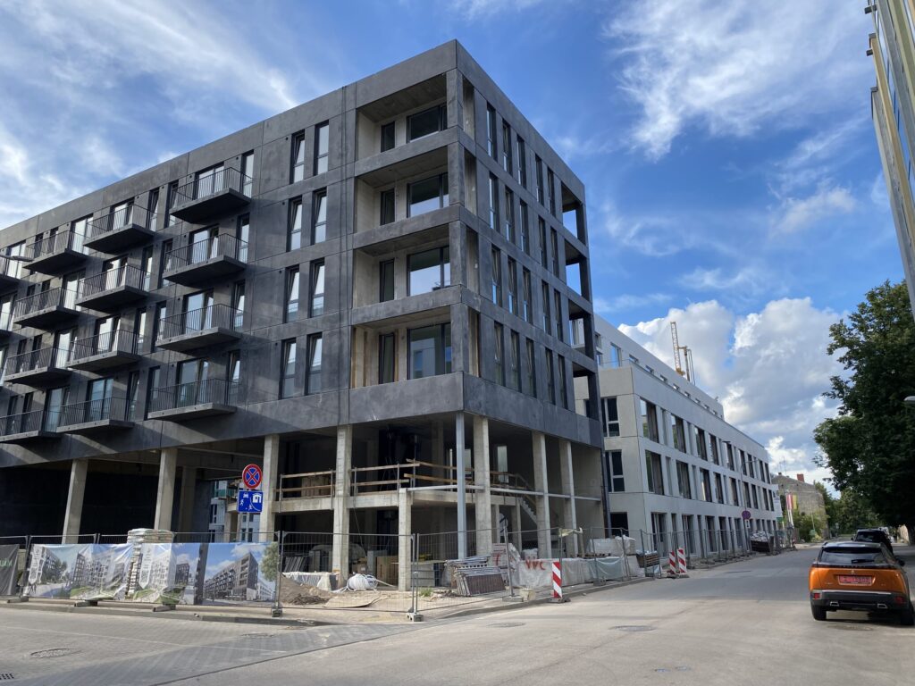 Viesturdārzs - 2. kārta (Rūpniecības iela 27) - Daugiabutis - statybų nuotraukos