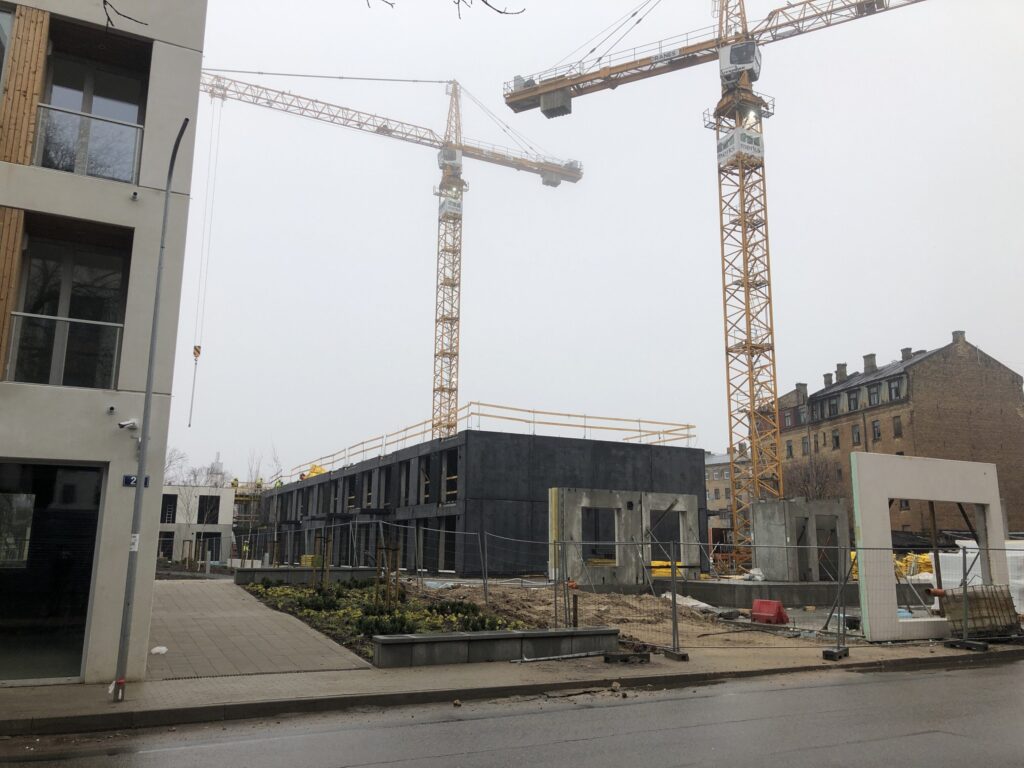 Viesturdārzs - 3. kārta (Rūpniecības iela 33) - Multi apartment - construction photos