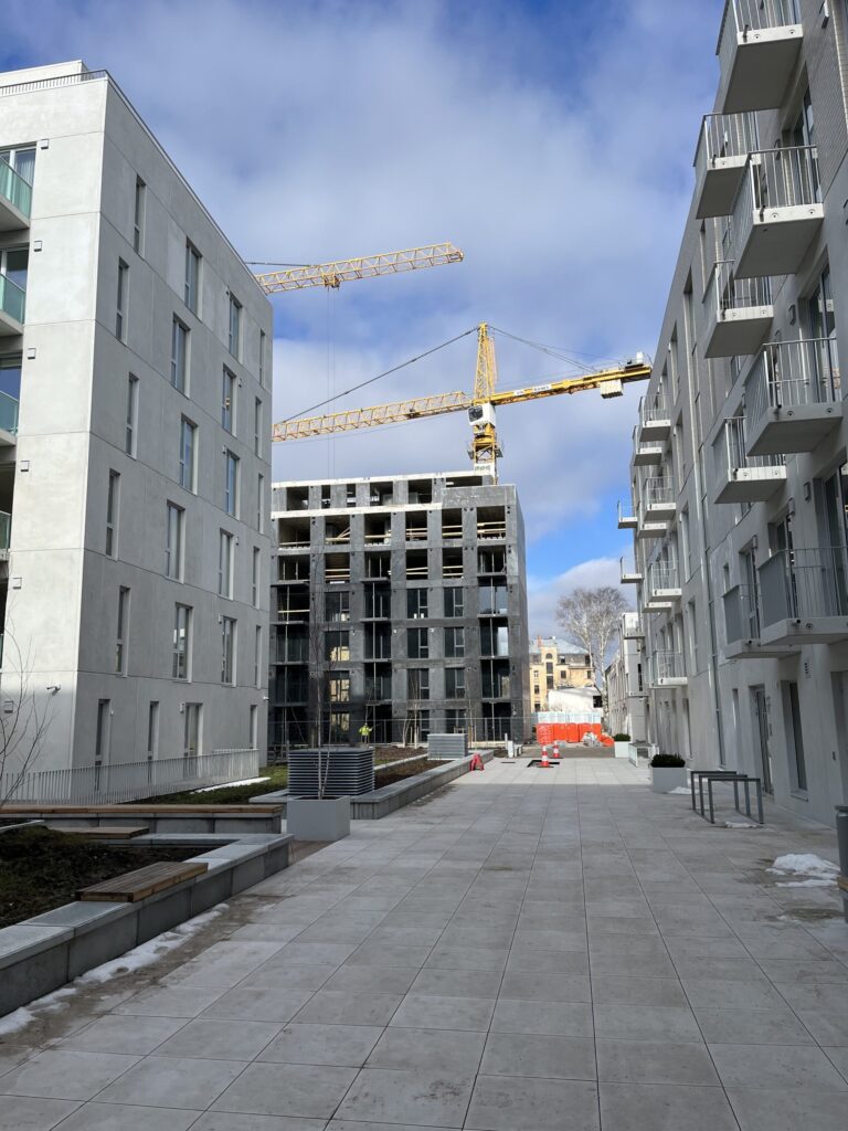 Viesturdārzs - 3. kārta (Rūpniecības iela 33) - Multi apartment - construction photos