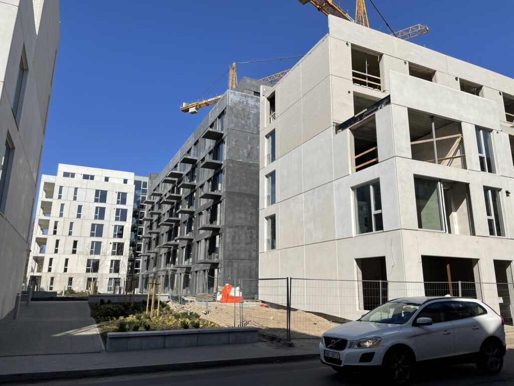 Viesturdārzs - 3. kārta (Rūpniecības iela 33) - Multi apartment - construction photos