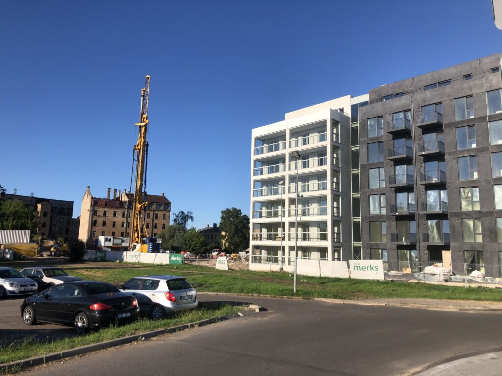 Viesturdārzs - 3. kārta (Rūpniecības iela 33) - Multi apartment - construction photos