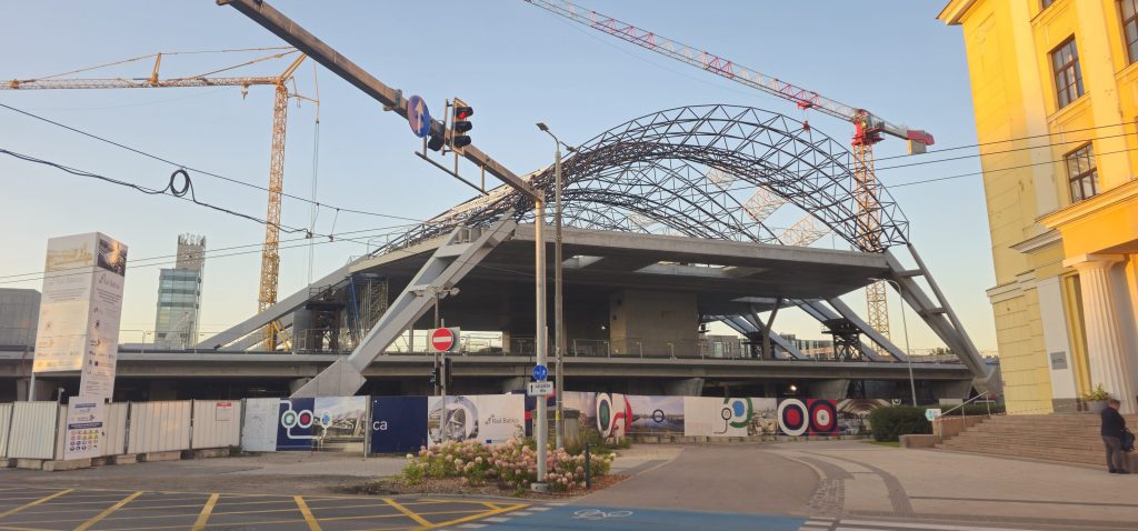 Rīgas Centrālās dzelzceļa stacijas pārbūve (Stacijas laukums 2) - Train station - construction photos