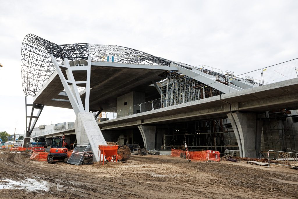 Rīgas Centrālās dzelzceļa stacijas pārbūve (Stacijas laukums 2) - Train station - construction photos
