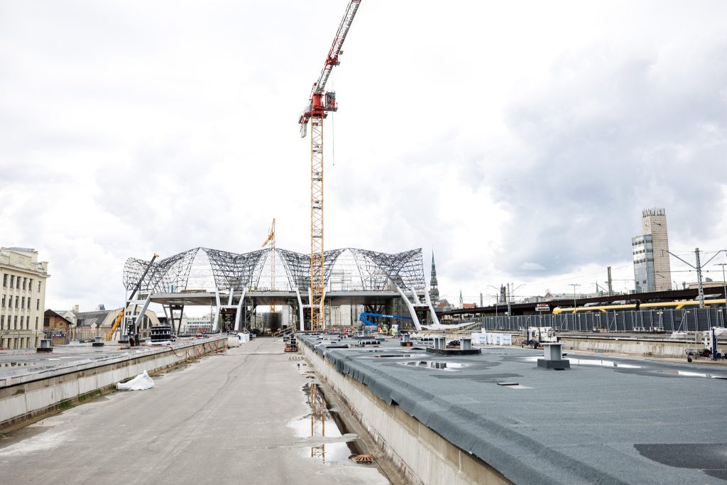Rīgas Centrālās dzelzceļa stacijas pārbūve (Stacijas laukums 2) - Train station - construction photos