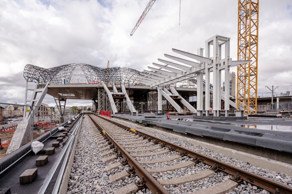 Rīgas Centrālās dzelzceļa stacijas pārbūve (Stacijas laukums 2) - Train station - construction photos