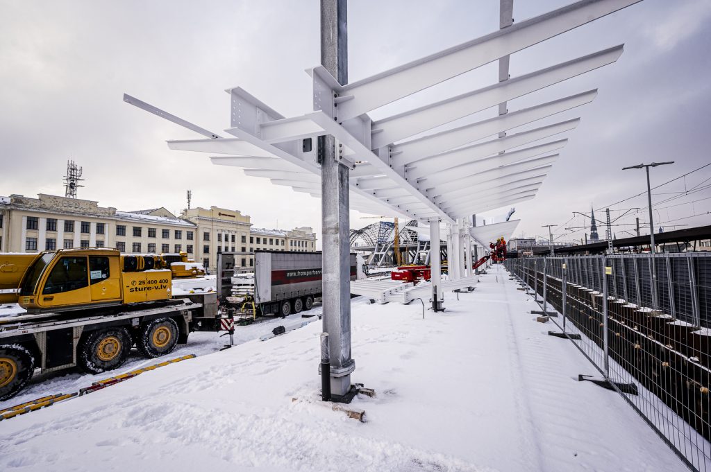 Rīgas Centrālās dzelzceļa stacijas pārbūve (Stacijas laukums 2) - Train station - construction photos