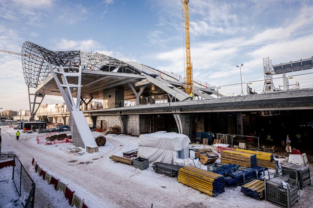 Rīgas Centrālās dzelzceļa stacijas pārbūve (Stacijas laukums 2) - Train station - construction photos