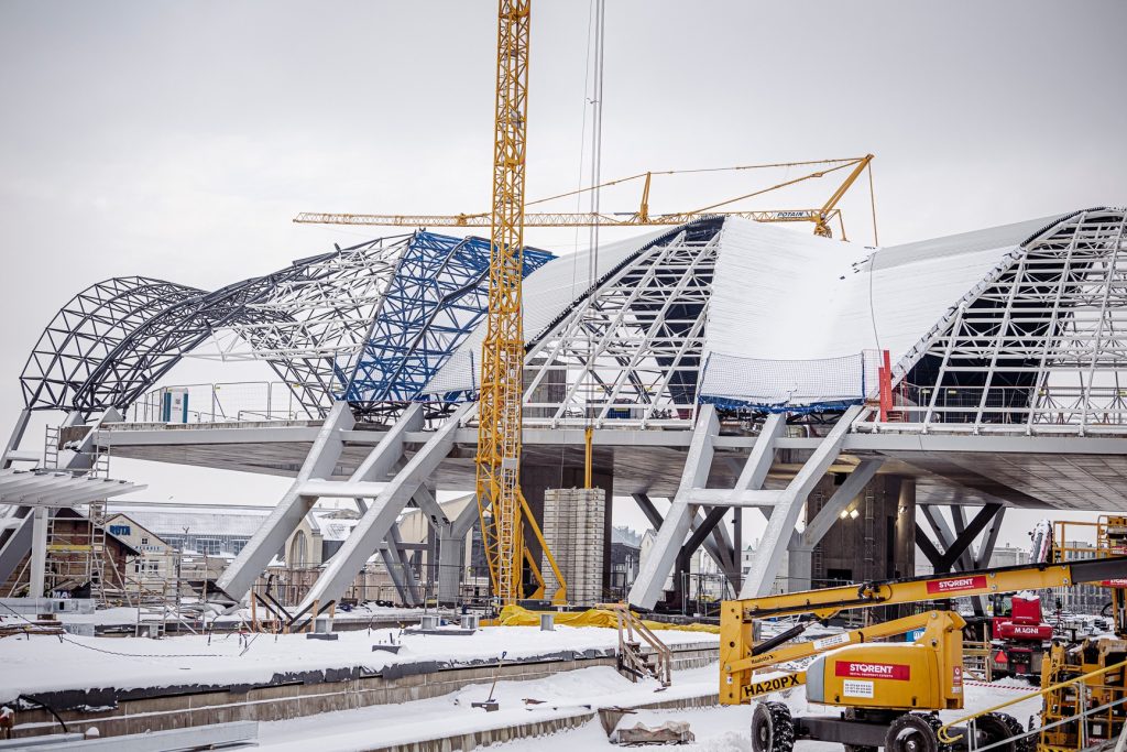 Rīgas Centrālās dzelzceļa stacijas pārbūve (Stacijas laukums 2) - Train station - construction photos
