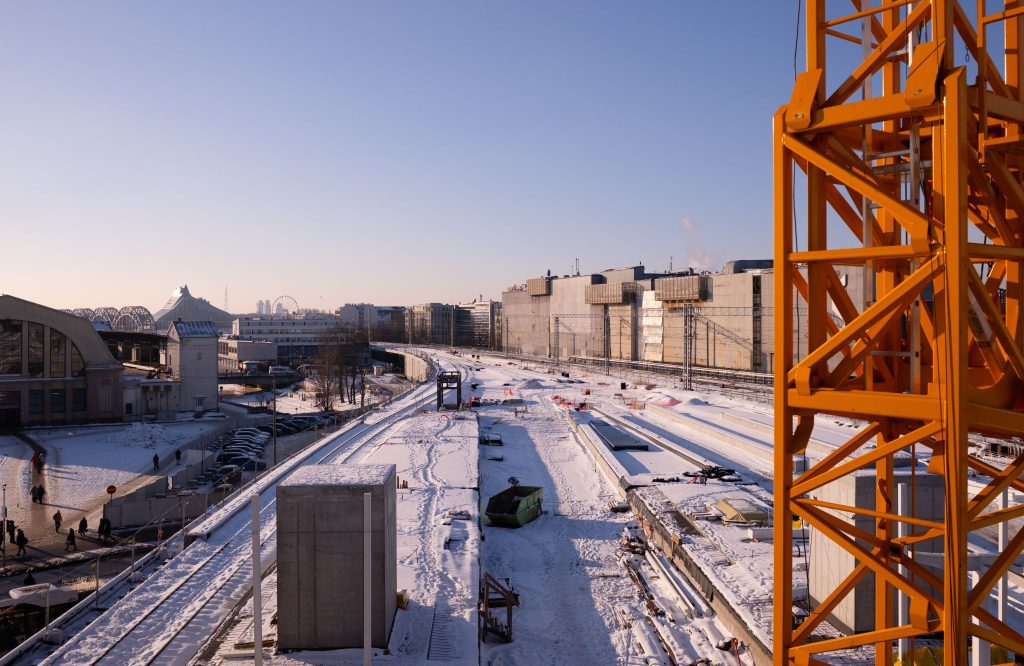 Rīgas Centrālās dzelzceļa stacijas pārbūve (Stacijas laukums 2) - Train station - construction photos