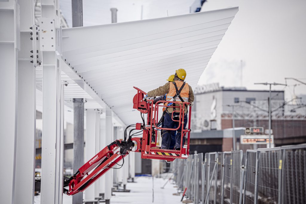 Rīgas Centrālās dzelzceļa stacijas pārbūve (Stacijas laukums 2) - Train station - construction photos