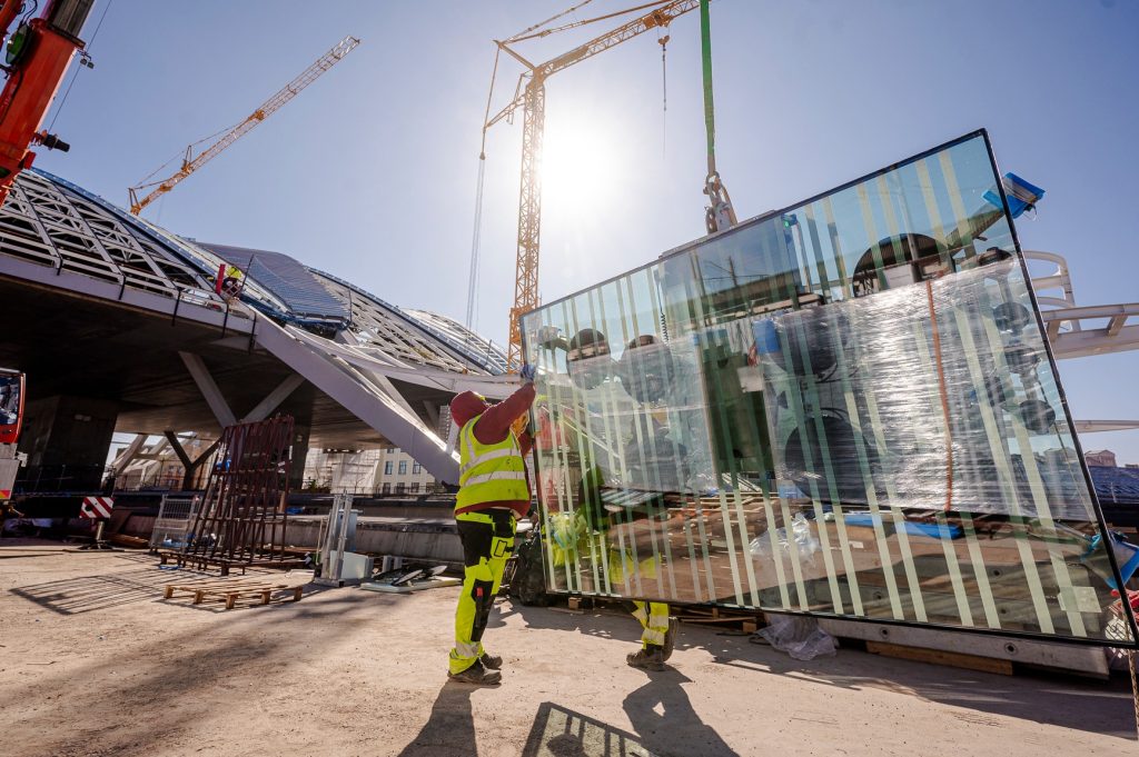 Rīgas Centrālās dzelzceļa stacijas pārbūve (Stacijas laukums 2) - Traukinių stotis - statybų nuotraukos