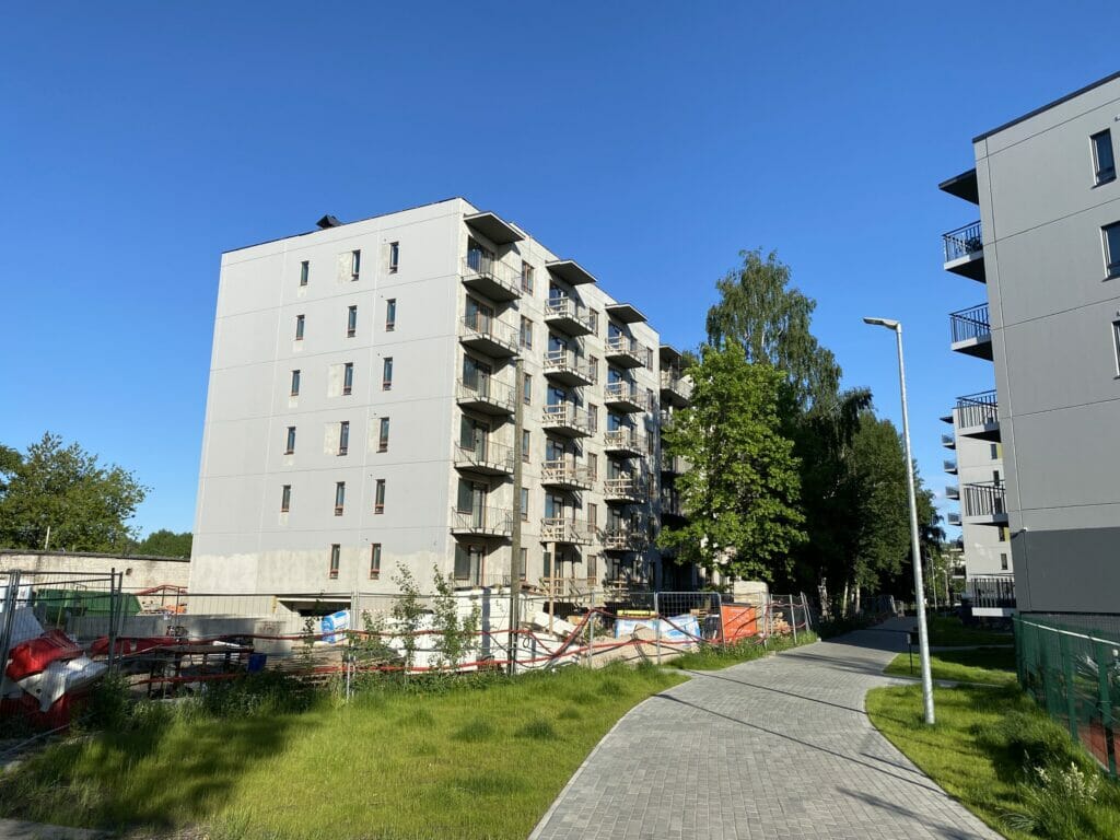 Lumi mājas Stirnu 40b (Stirnu iela 40b) - Daudzdzīvokļu nams - būvdarbu attēli