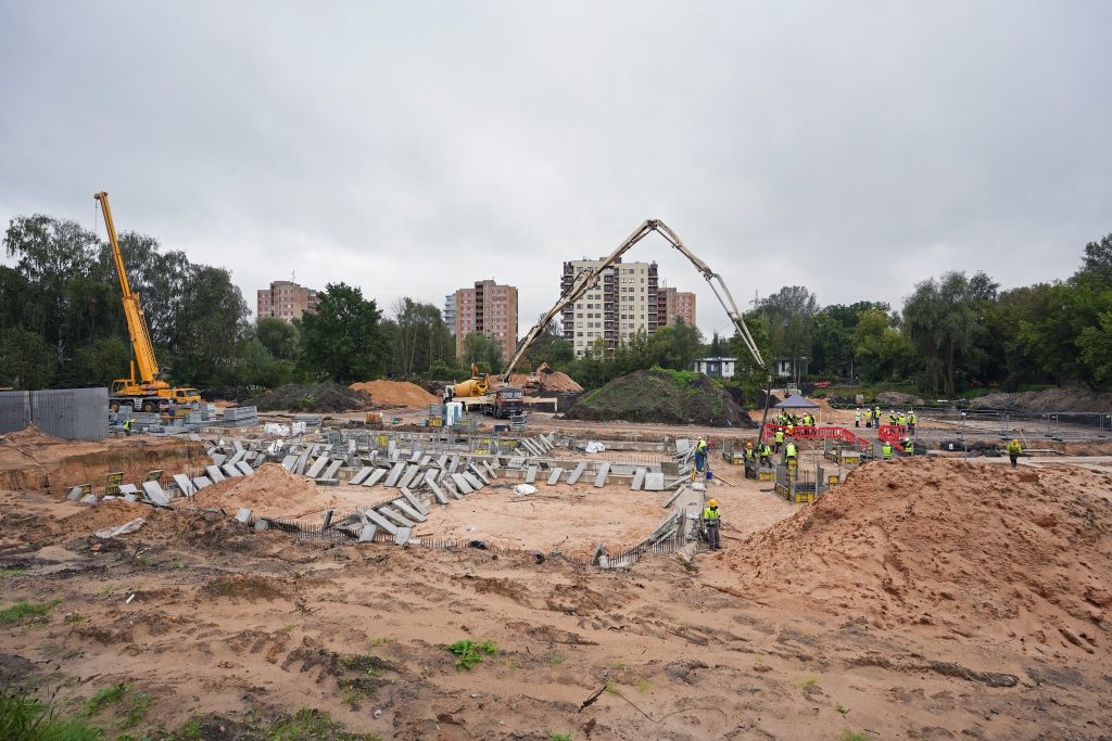 Sudrabu Edžus sākumskola (Sudrabu Edžus iela 2) - Primary and secondary education - construction photos