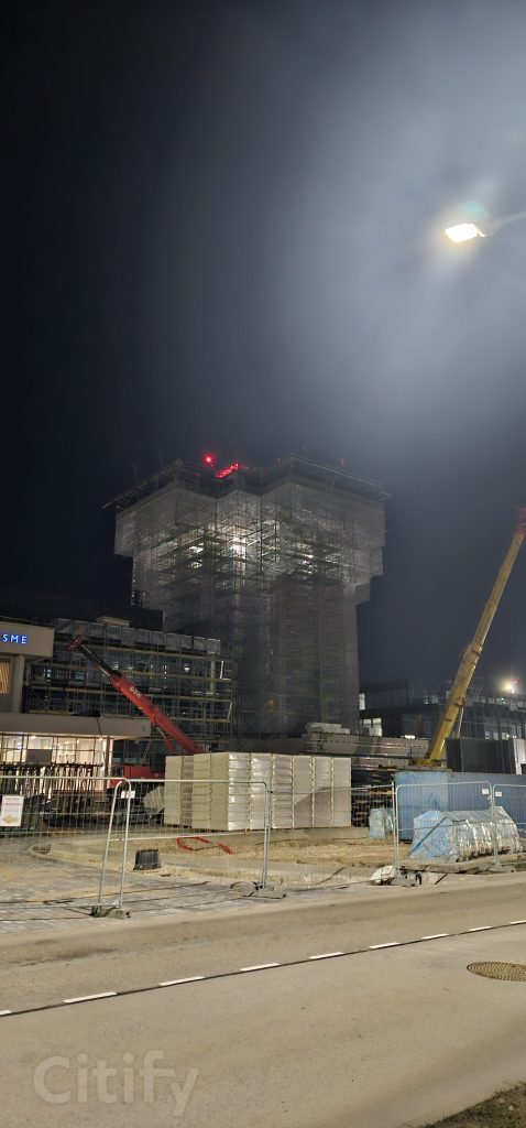 Latvijas Gaisa satiksmes vadības tornis (Ziemeļu iela 18) - Administracinis, Oro uostas - statybų nuotraukos