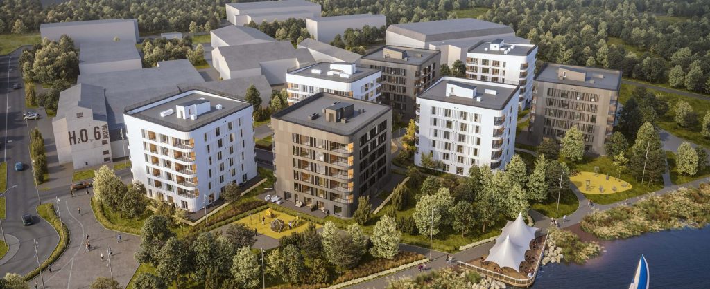 ZUND City Gardens - 1.kārta (Durbes iela 2) - Korterelamu - visuaalne