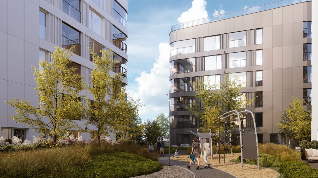 ZUND City Gardens - 1.kārta (Durbes iela 2) - Korterelamu - visuaalne