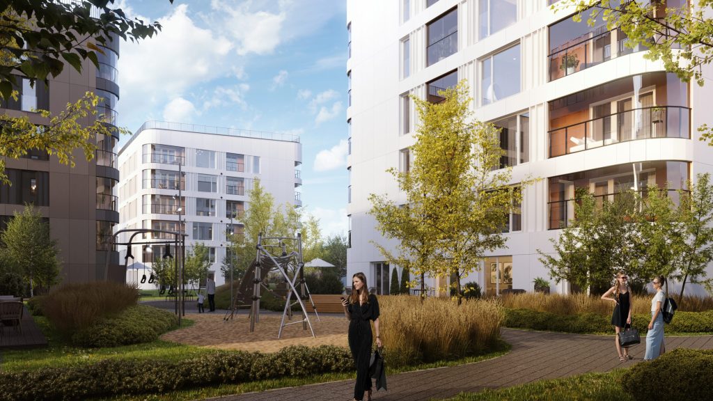 ZUND City Gardens - 1.kārta (Durbes iela 2) - Korterelamu - visuaalne