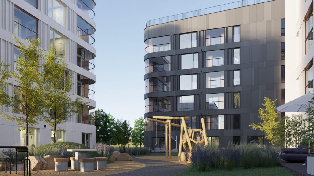 ZUND City Gardens - 3.kārta (Durbes iela 2) - Korterelamu - visuaalne