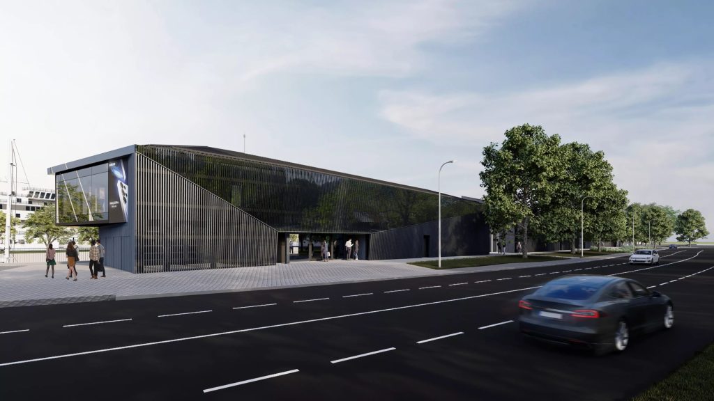 Jahtklubs un daudzfunkcionālais izklaides un atpūtas komplekss “ExPorto” (Eksporta iela 1A) - Kita komercija, Pakrantė - vizualizacija