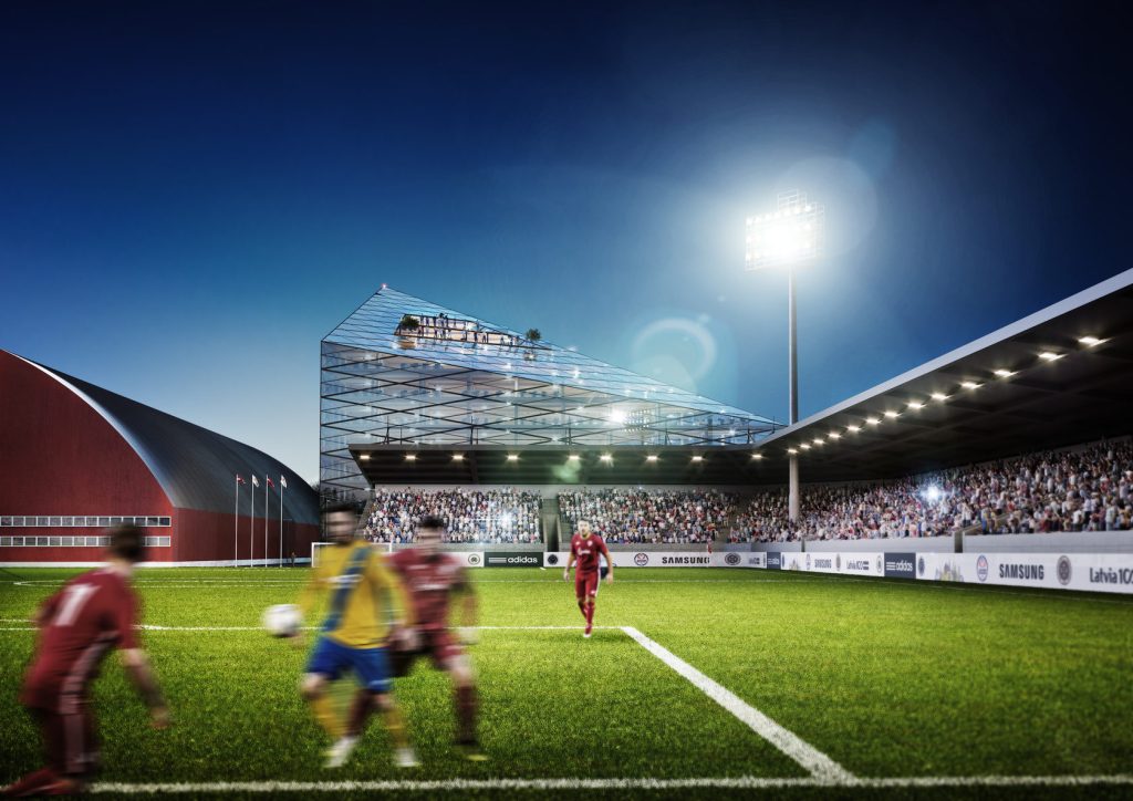 Hanzas Spire (Emīļa Melngaiļa iela 1A) - Office center - visualization