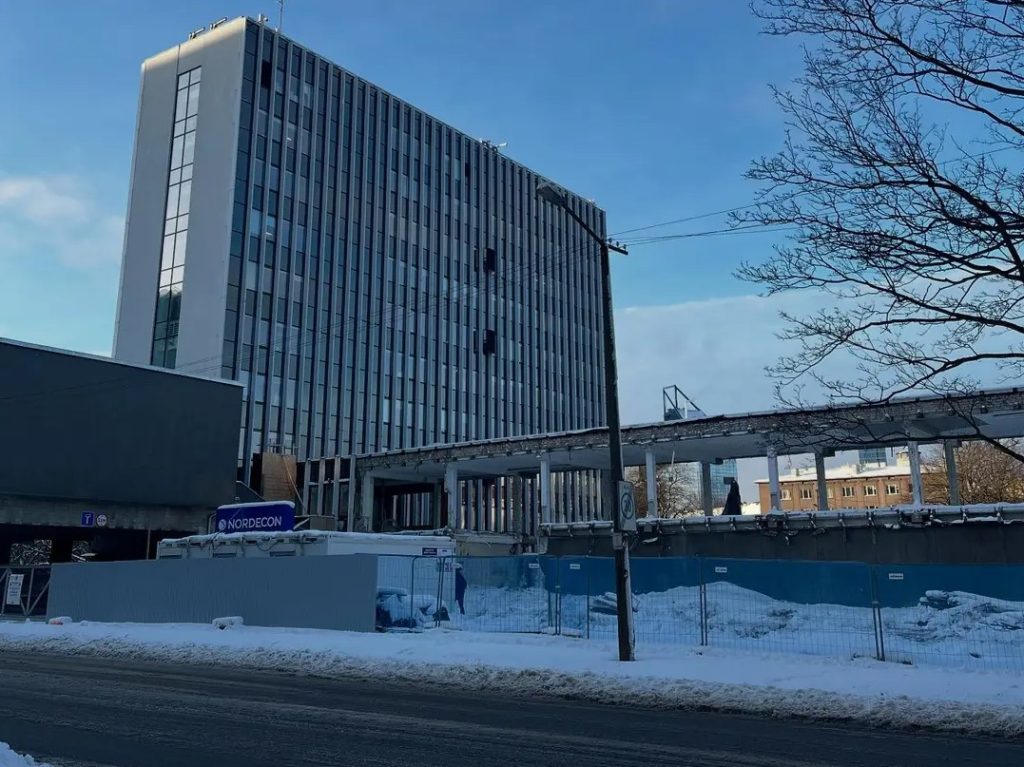 Eesti Rahvusringhäälingu uus Telemaja (Gonsiori 21 / F. R. Kreutzwaldi 14) - Office center - construction photos