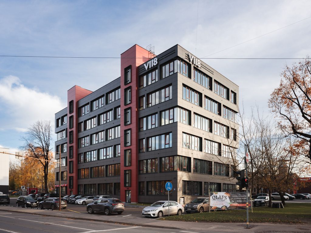 V118 (Krišjāņa Valdemāra iela 118) - Office center - visualization