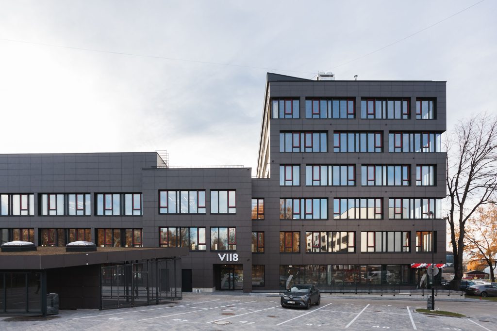 V118 (Krišjāņa Valdemāra iela 118) - Office center - visualization