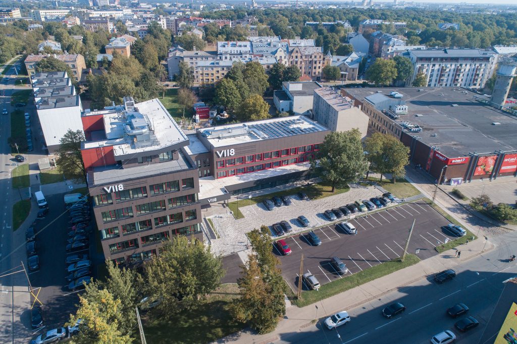 V118 (Krišjāņa Valdemāra iela 118) - Office center - visualization
