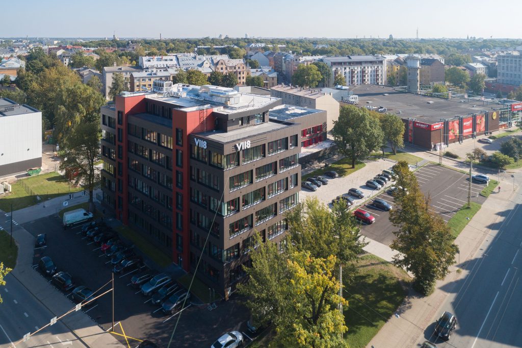 V118 (Krišjāņa Valdemāra iela 118) - Office center - visualization