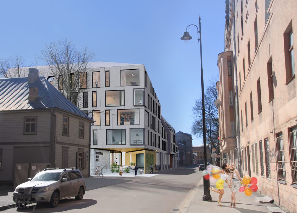 Krāsotāju iela 8/10 (Krāsotāju iela 8/10) - Daudzdzīvokļu nams, Cita komerciāla - vizualizācija
