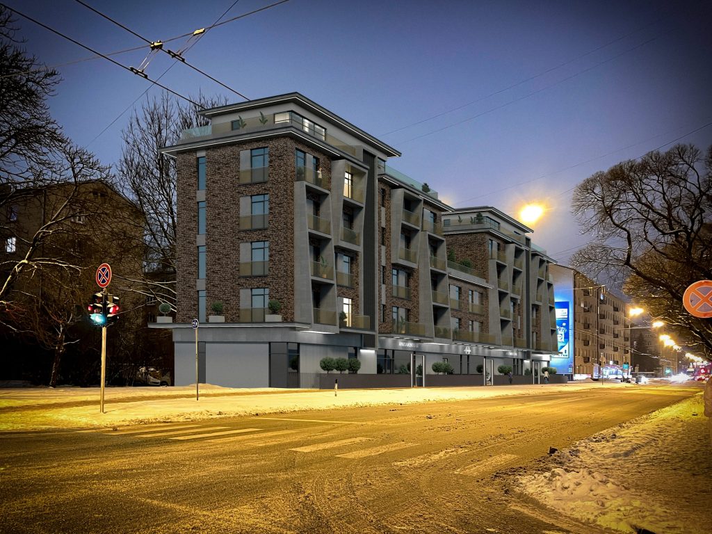 Krišjāņa Valdemāra iela 143 (Krišjāņa Valdemāra iela 143) - Multi apartment, Other commercial - visualization