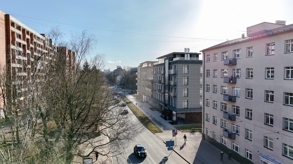 Krišjāņa Valdemāra iela 143 (Krišjāņa Valdemāra iela 143) - Multi apartment, Other commercial - visualization