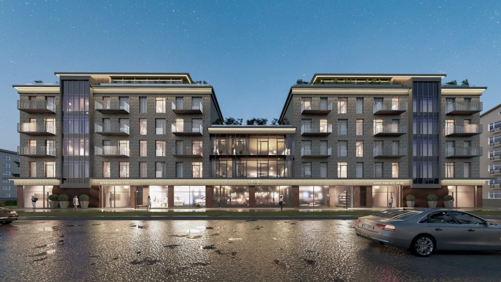 Krišjāņa Valdemāra iela 143 (Krišjāņa Valdemāra iela 143) - Multi apartment, Other commercial - visualization