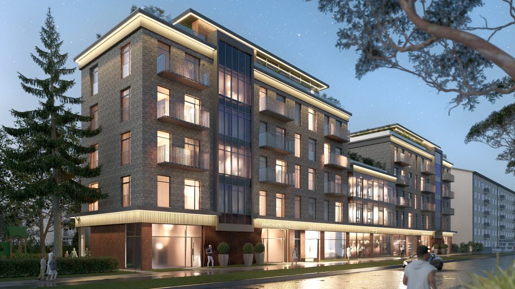 Krišjāņa Valdemāra iela 143 (Krišjāņa Valdemāra iela 143) - Multi apartment, Other commercial - visualization