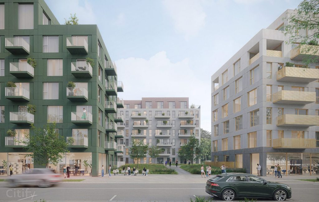 Lielirbes iela 7 (Lielirbes iela 7, Ventspils iela 63A, 63D) - Korterelamu, Büroohoone - visuaalne