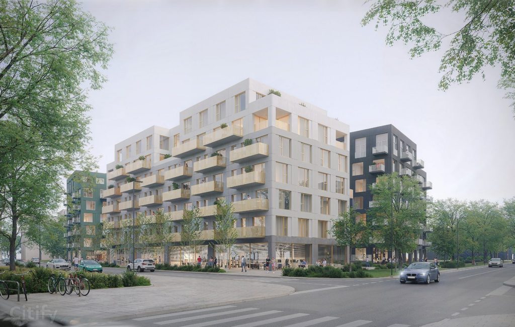 Lielirbes iela 7 (Lielirbes iela 7, Ventspils iela 63A, 63D) - Korterelamu, Büroohoone - visuaalne