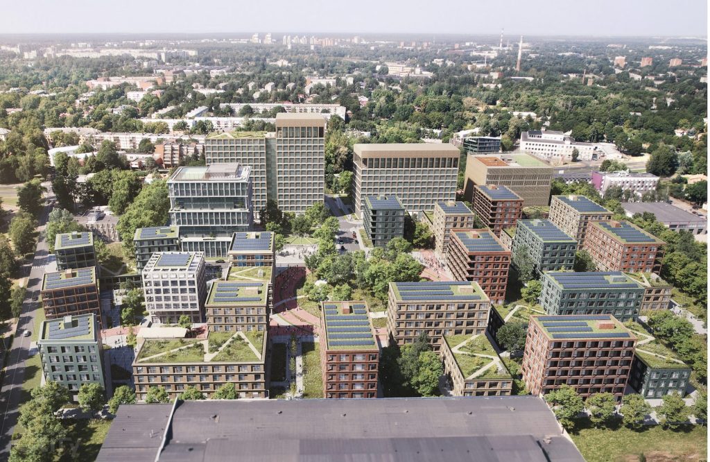 Lielirbes iela 7 (Lielirbes iela 7, Ventspils iela 63A, 63D) - Korterelamu, Büroohoone - visuaalne