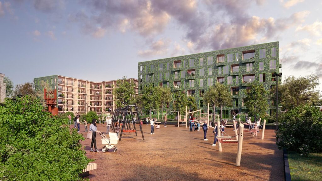 Manufaktuuri kvartal (Manufaktuuri 7) (Manufaktuuri 7/1, 7/2) - Korterelamu - visuaalne