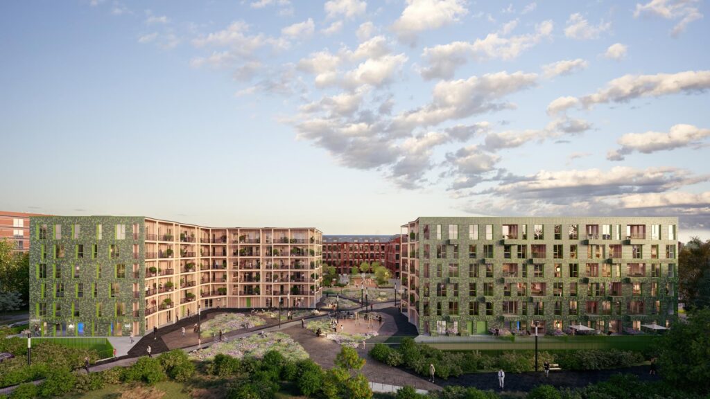 Manufaktuuri kvartal (Manufaktuuri 7) (Manufaktuuri 7/1, 7/2) - Korterelamu - visuaalne