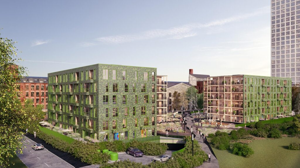 Manufaktuuri kvartal (Manufaktuuri 7) (Manufaktuuri 7/1, 7/2) - Korterelamu - visuaalne